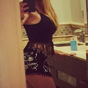 Heartbeeps boho embroidered floral shorts